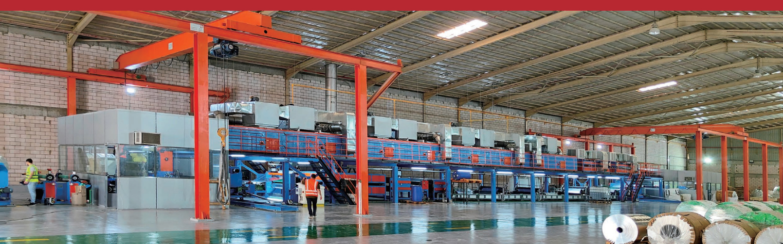 Aluminijska jednobojna prevlaka Jedna proizvodna linija za pečenje